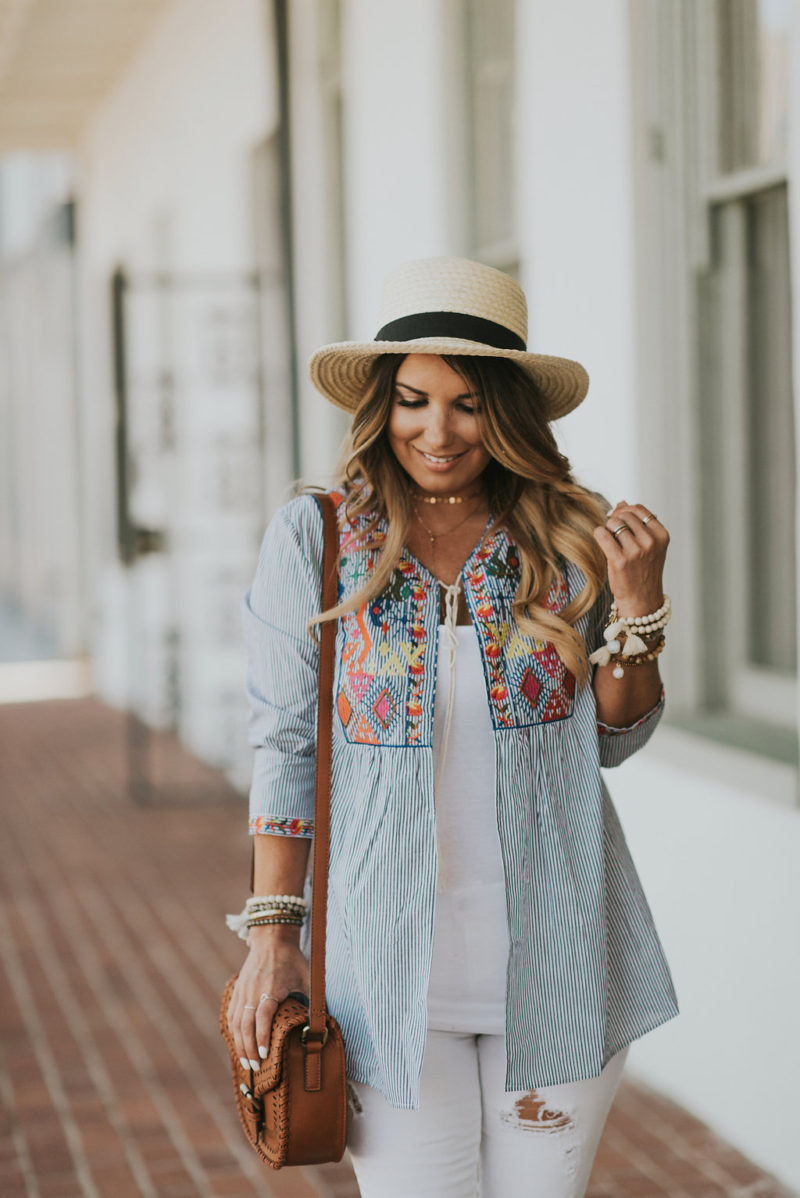 Sharing some must have embroidery tops to add to your summer wardrobe. The details are just perfect. Read more to take a look at some of my favorites.