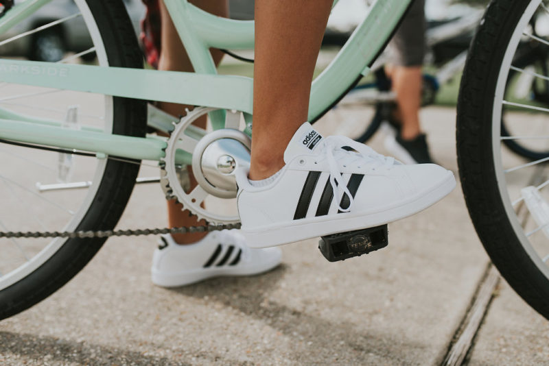 Love these Adidas shoes from Shoe Carnival for back-to-school. My daughter chose this style, but you can read more about what our whole family picked for the season on the blog with Shoe Carnival. #ad