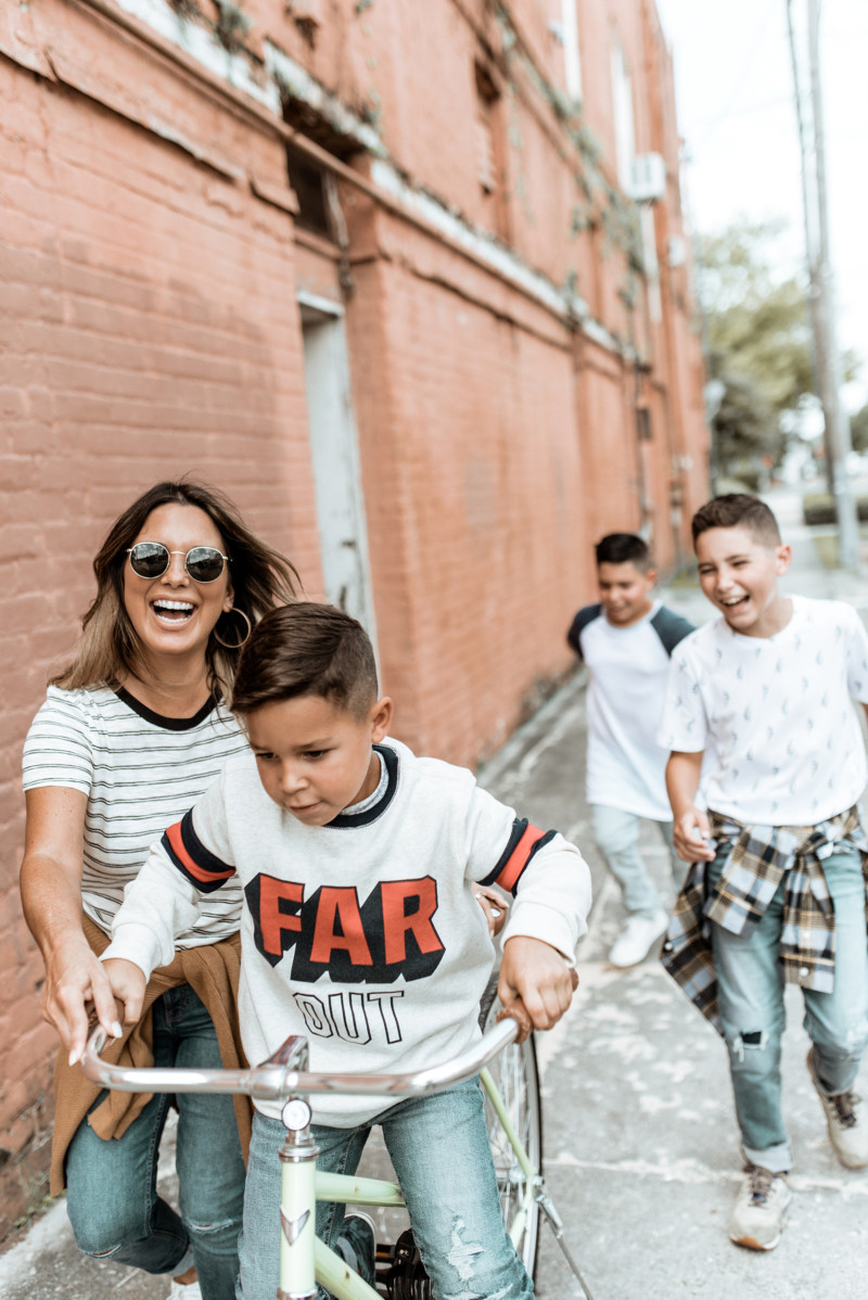 Old Navy never lets me down when it comes to dressing my family from head to toe. We added some fall items to our closets, and jeans were first on the list.