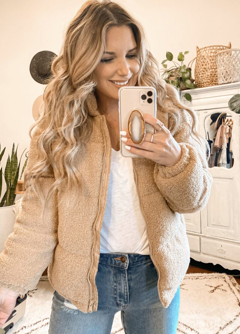AFFORDABLE SWEATERS, SHERPA PULLOVERS, JEANS, JACKETS AND MORE- ALL UNDER $35!! SET OF HAIR TIES FOR ONLY $5!! FULL WALMART TRY-ON HAUL IS LIVE ON THE BLOG. 