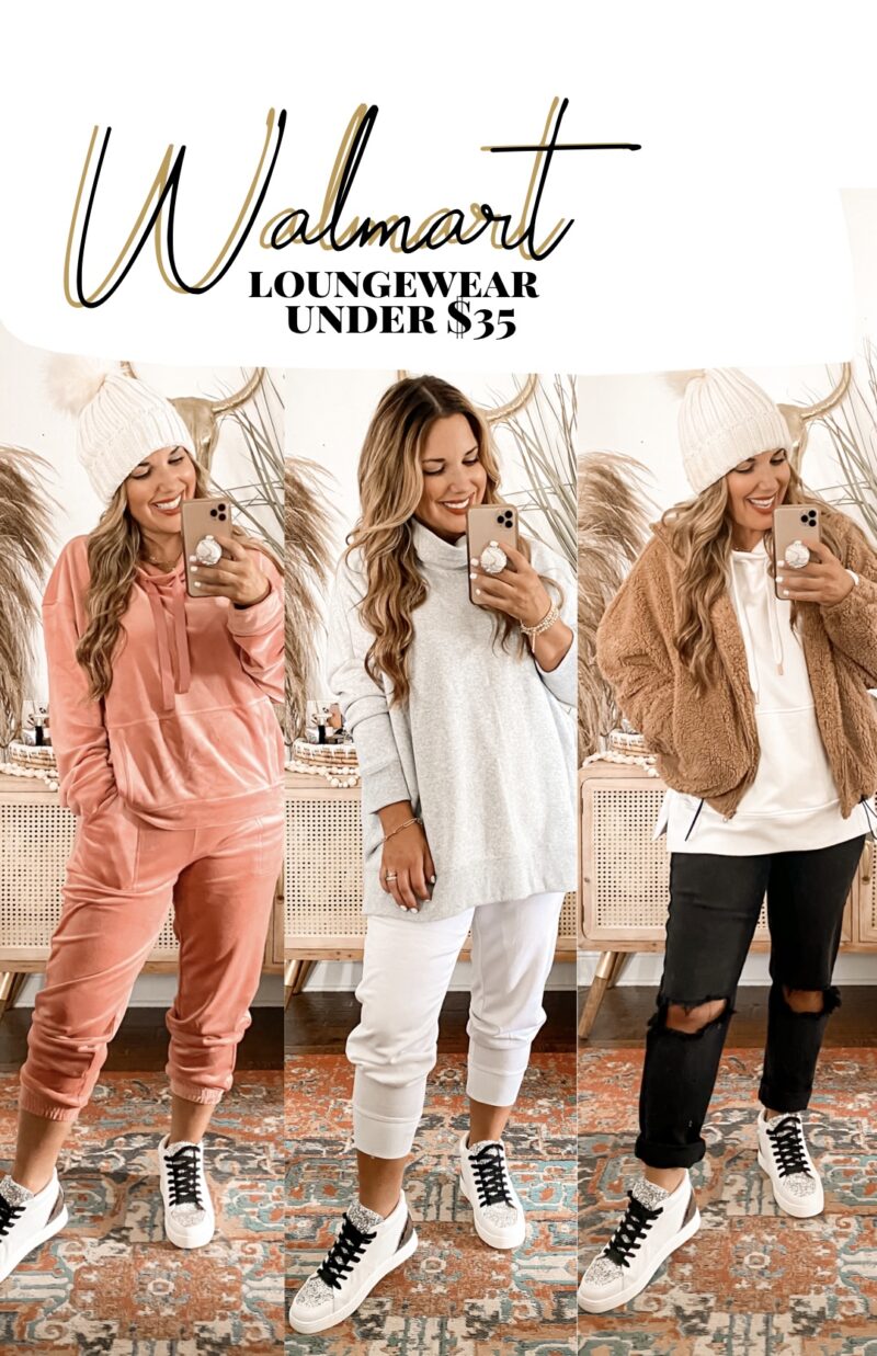 JOGGERS, SWEATSHIRTS, HOODIES, SNEAKERS AND MORE UNDER $35~ WALMART FASHION HAS ALL OF THE CUTE AND COMFORTABLE LOUNGEWEAR