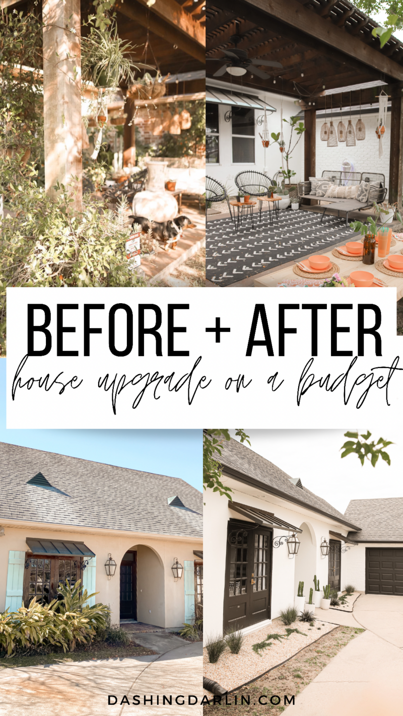 BLACK + WHITE HOUSE UPDATE ~ DETAILS ABOUT HOW WE GAVE OUR HOUSE A FACELIFT WITH OUR FAVORITE SHERWIN WILLIAMS PAINT COLORS.