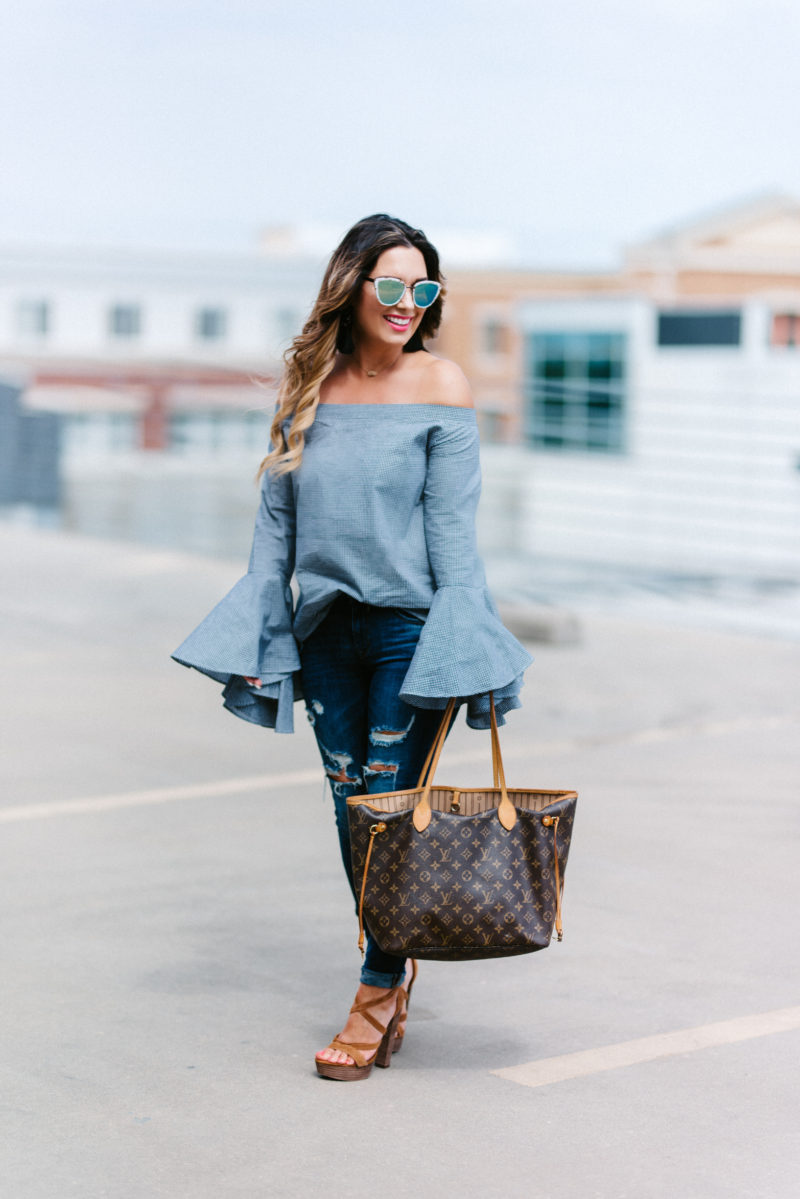 bell sleeve tops for under $45