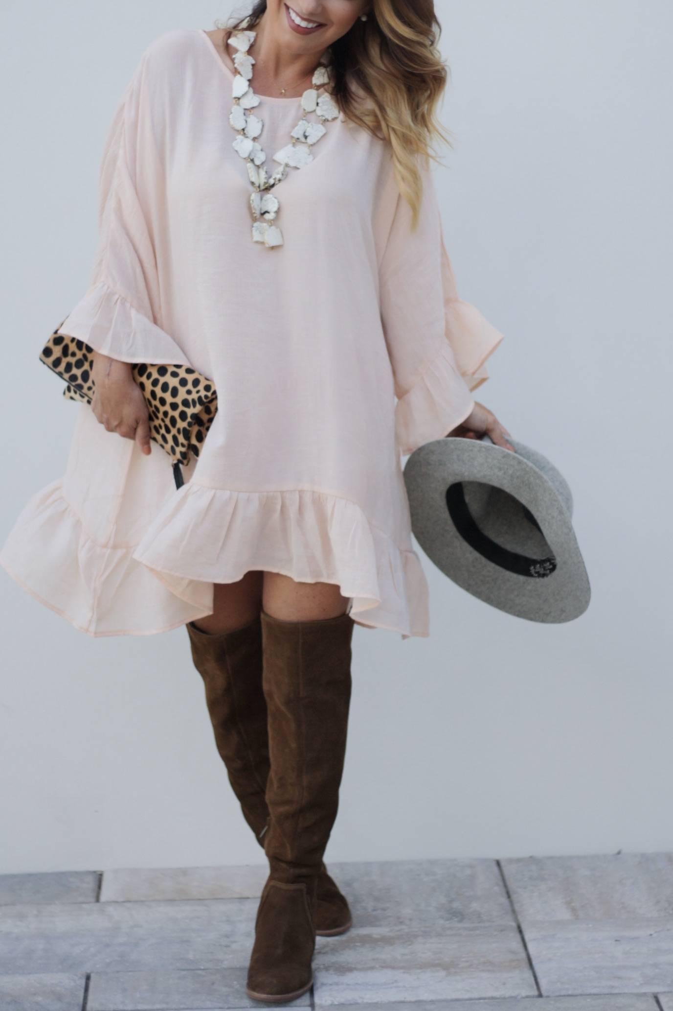 Ruffles and over the knee boots - Dashing Darlin'