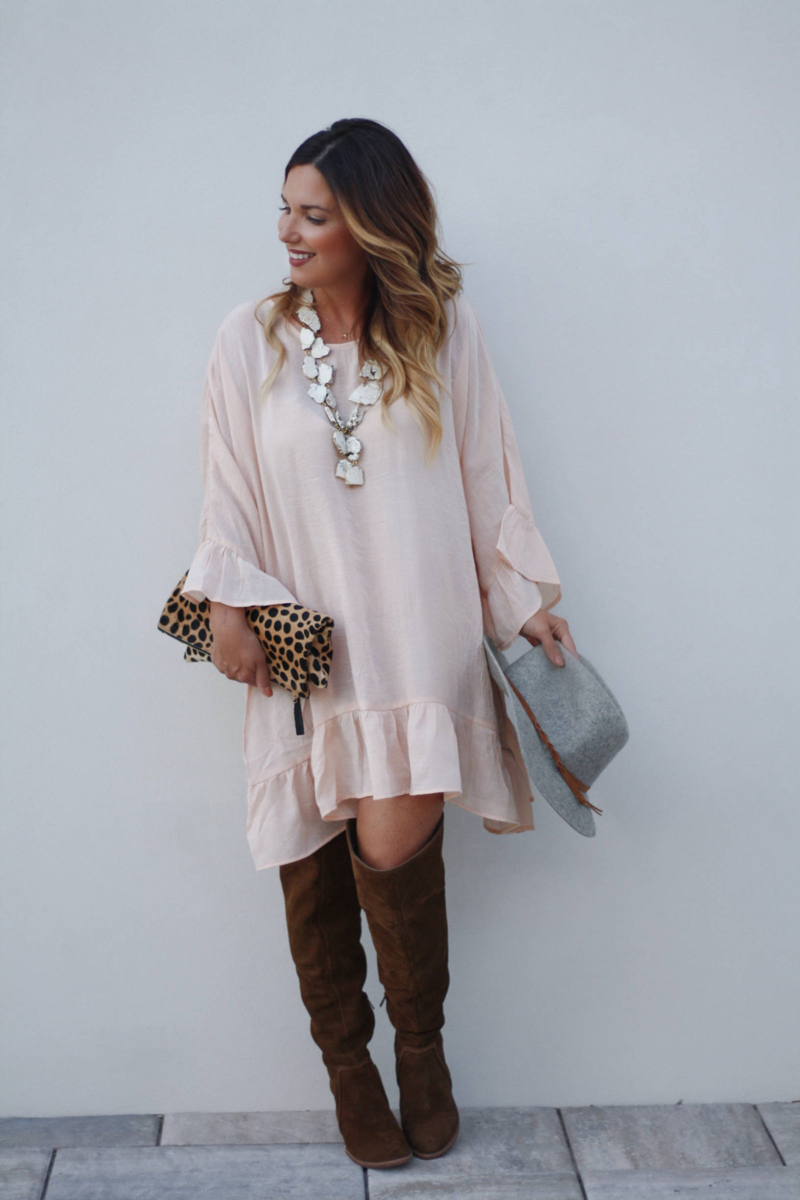 Ruffles and over the knee boots - Dashing Darlin'