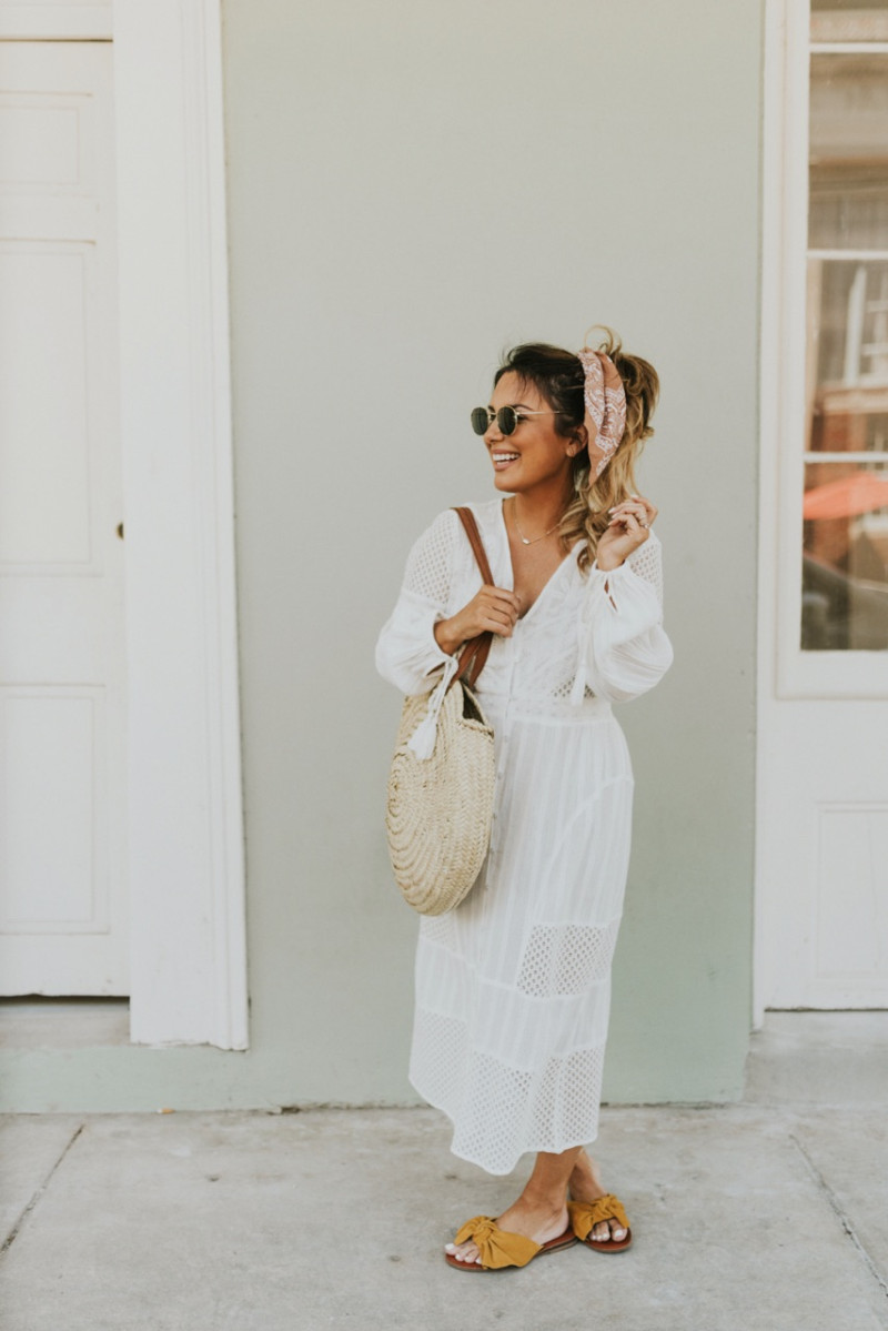 White summer dress on sale sale