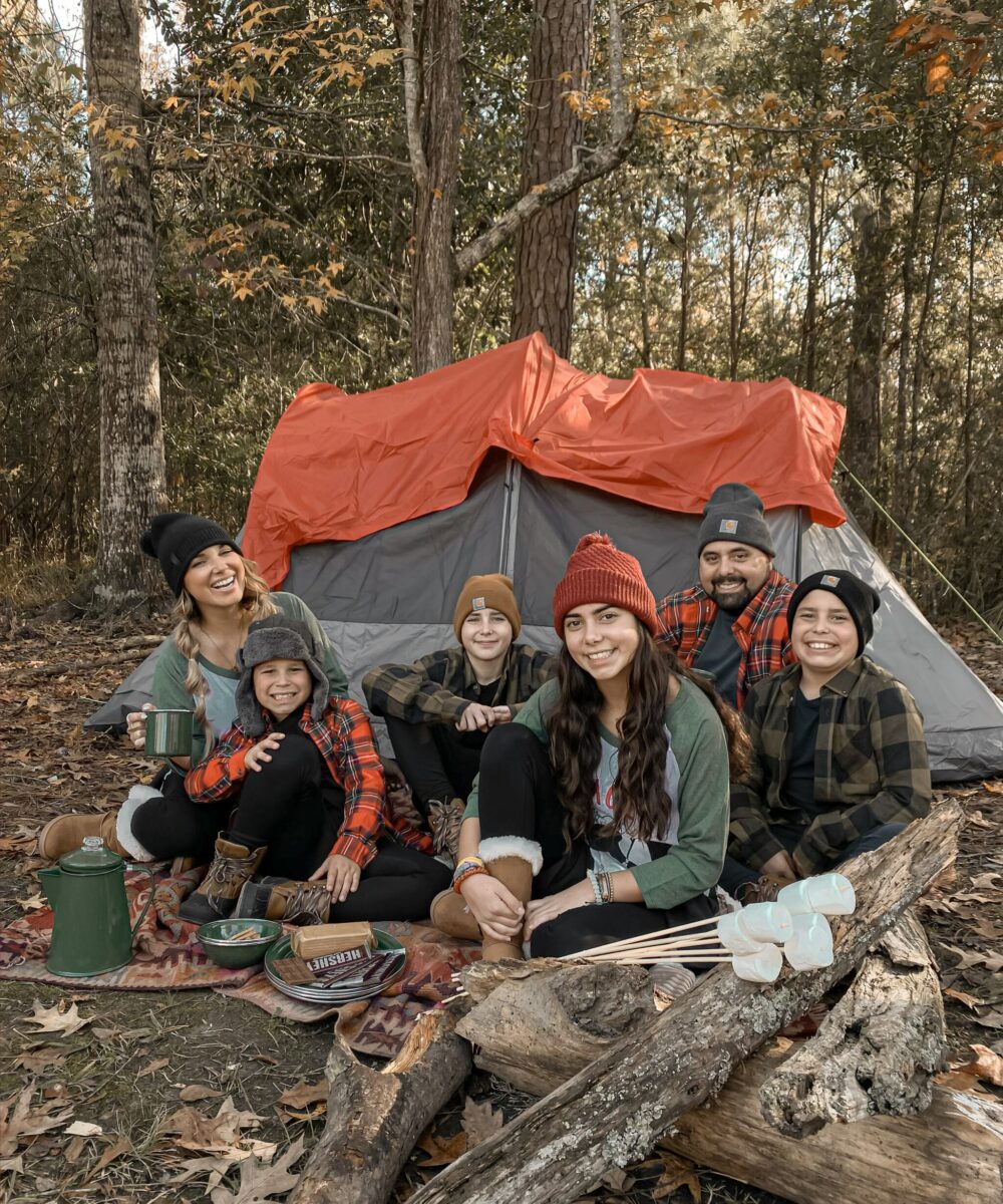 To prep for OUR CAMPING trip, we knew that Academy would have everything that we needed. From the tents to the sleeping bags to the fire logs, Academy had it all for our outdoor adventure. I found the cutest tin mugs and kettle that worked great with our hot chocolate. And, the wood, roasting sticks were under $5 and perfect for the s’mores. 