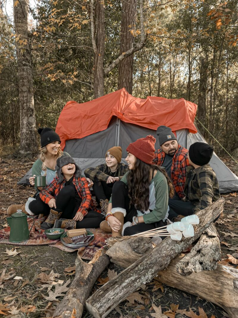 To prep for OUR CAMPING trip, we knew that Academy would have everything that we needed. From the tents to the sleeping bags to the fire logs, Academy had it all for our outdoor adventure. I found the cutest tin mugs and kettle that worked great with our hot chocolate. And, the wood, roasting sticks were under $5 and perfect for the s’mores. 