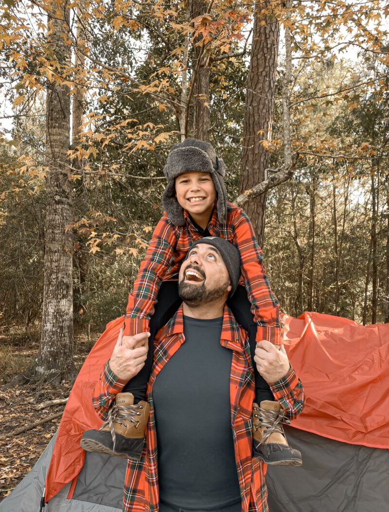 To prep for OUR CAMPING trip, we knew that Academy would have everything that we needed. From the tents to the sleeping bags to the fire logs, Academy had it all for our outdoor adventure. I found the cutest tin mugs and kettle that worked great with our hot chocolate. And, the wood, roasting sticks were under $5 and perfect for the s’mores. 