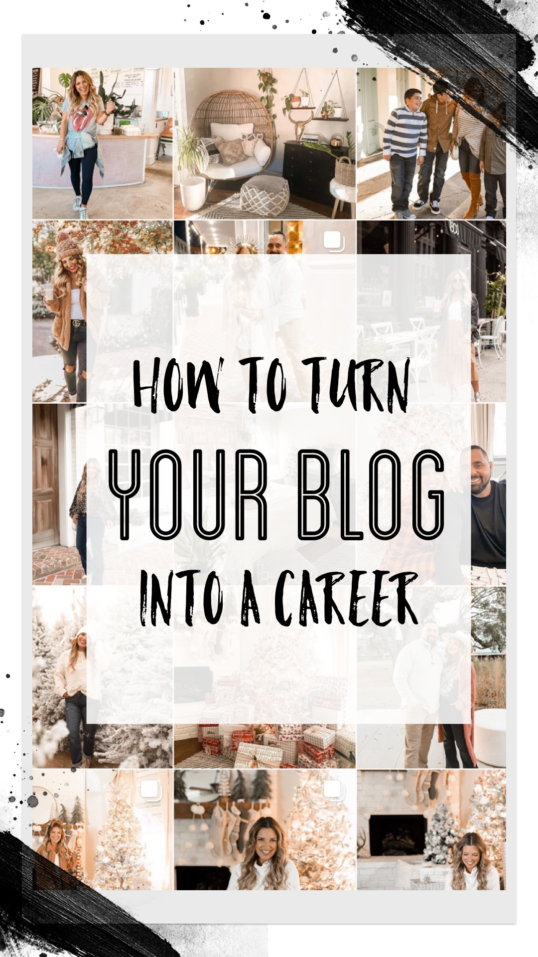 How to turn your blog into a CAREER. How to make money blogging. Sharing all of my tips. #bloggingtips #makemoneyblogging #blogging101 #fulltimeblogging
