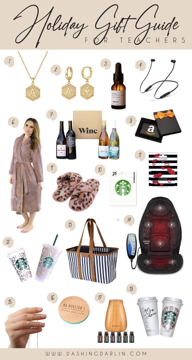 FROM GIFT CARDS TO ACCESSORIES TO A WINE SUBSCRIPTION, I ROUNDED UP SOME OF THE HOTTEST GIFT IDEAS FOR TEACHERS. 