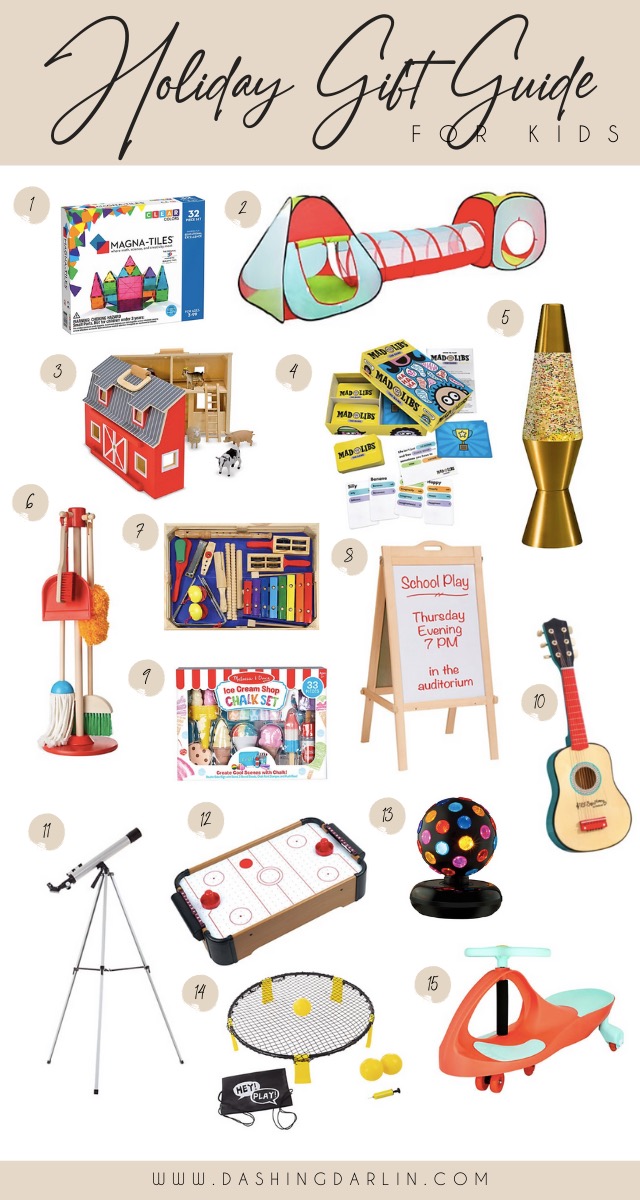 ROUNDED UP SOME GREAT GIFT IDEAS THAT ARE AFFORDABLE + VERSATILE. TENTS, TELESCOPES, GUITARS, GAMES, AND MORE LINKED ON THE BLOG. 
