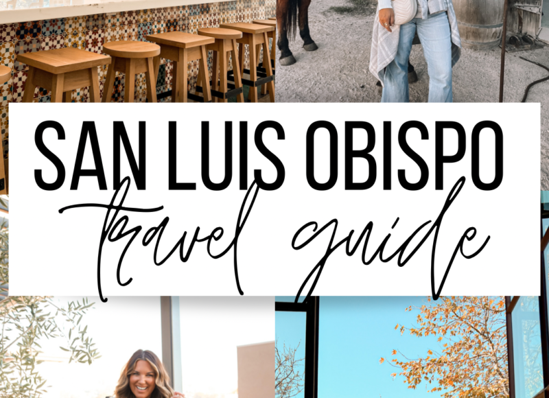 Sharing all of my favorite spots in SLO. Where to eat, where to stay, and what to do while visiting the coast of San Louis Obispo.