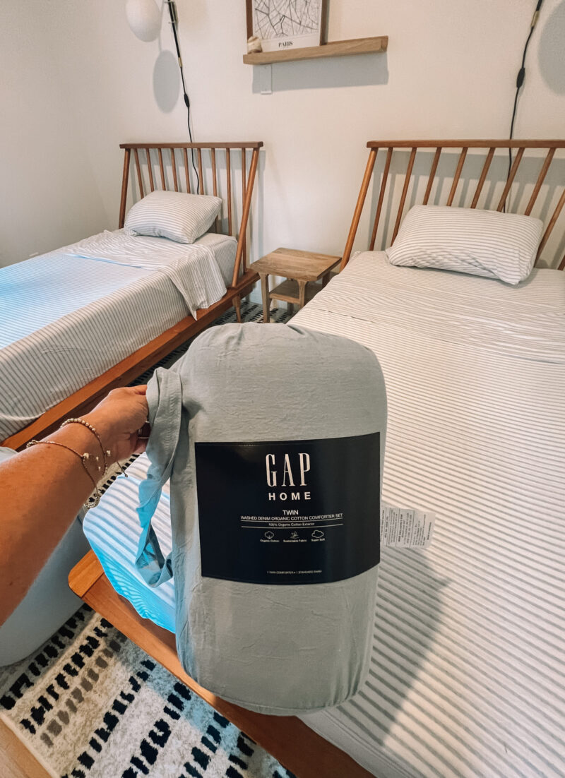 Gap Home launched a kid's collection exclusively at Walmart. Here is a peek at just a few of the pieces that caught my eye for the boy's room.