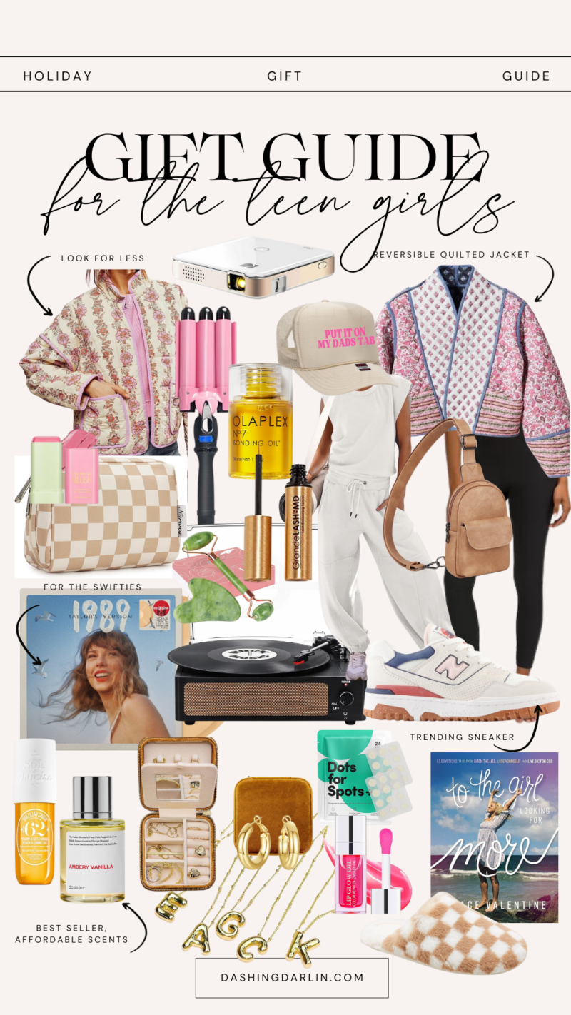ROUNDED UP ALL OF THE GIFT IDEAS FOR TEENAGE GIRLS. THESE ARE ALL ON TREND & SO MANY AFFORDABLE OPTIONS.